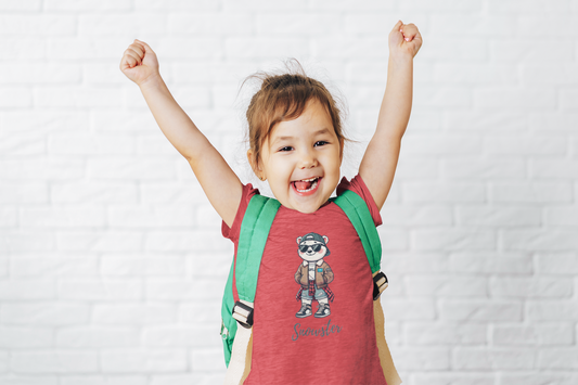 Snowster Toddler Short Sleeve Tee featuring a stylish and cool ice bear design